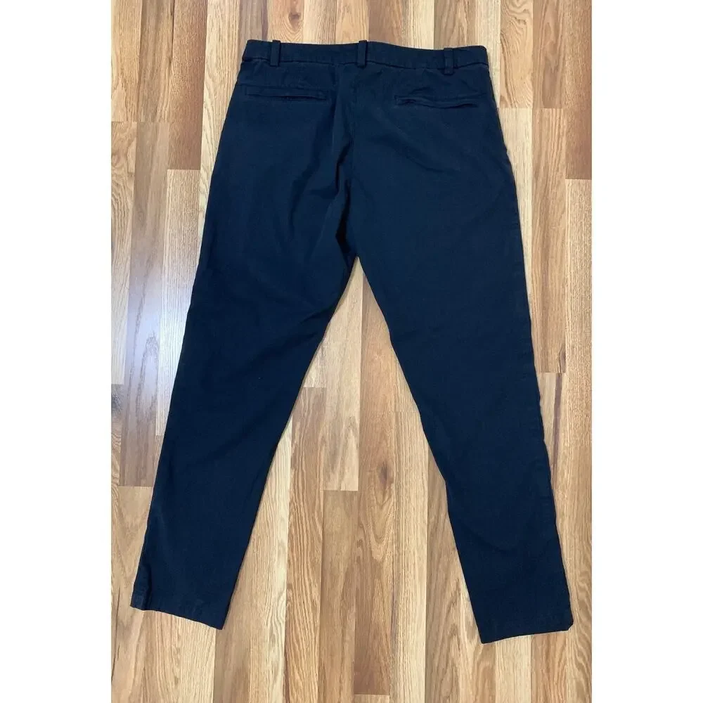 Lululemon Commission Pants Mens 36x31.5 Navy Blue Warpstreme Stretch ABC Chino